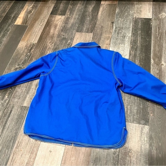 Bob Mackie Wearable Art Jacket Shirt Nautical Sailing Naval Anchor Flags size L - Picture 7 of 7